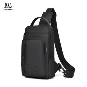 LouisWill Mens Shoulder Bag Crossbody Bag Waterproof Film Bag Sports Bag Casual Bag Street Bag Phone Bag Messenger Bag Versatile Fashion Travel Bag Business Bag