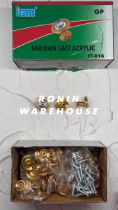 IGM Tarikan laci bulat 016 (803) GP/PT etalase kabinet lemari