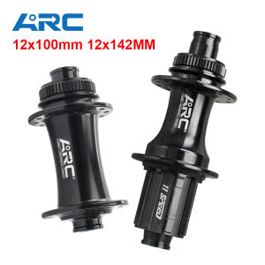Arc | ARC 24 Holes Road Disc Hub 12x100mm 12x142mm Aluminum Alloy Bearing Hub Thru Axle bIKE hCompatible with HG Sram XDR 12 Speed