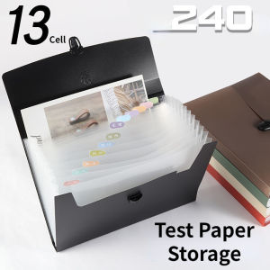 B6 Expending Bill Organizer Small Wallet For School Office Simple Portable 14.5X26.3X2.5CM