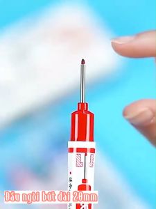 Combo 12 Bút đánh dẫu lỗ sâu đánh dấu mộc đầu dài đa năng - Túi Thợ HQ