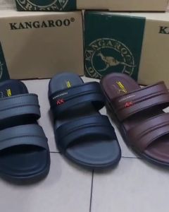 ( KANGAROO ) ORIGINAL / MENS GENUINE LEATHER / CASUAL SANDAL