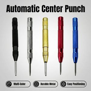 Automatic Center Punch Automatic Metal Punch Tool Woodworking Tools Loaded Marker Wood Chisel Joinery Carpenter Tool