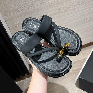 IELGY Casual Womens Slippers Summer 2024 New Comfortable Platform Sole Simple White