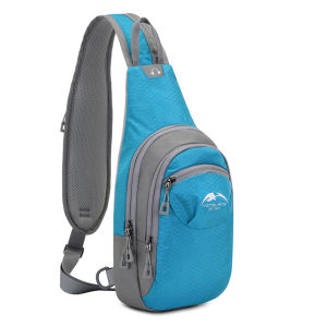 GStar Fashion Outdoor Sport Chest Bag Waterproof Nylon Crossbody Bag Jogging Running Cycling Hiking Multi-layer Waist Packs Sling Beg