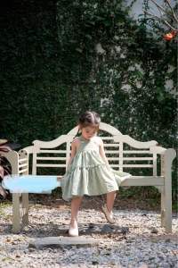 Váy 2 dây mùa hè cho bé gáichất thô mềm mại thoáng mát