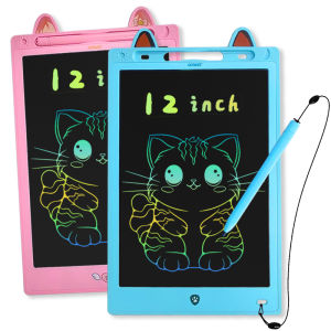 New 8.5" /12" Drawing Board LCD Writing Tablet For Kids Montessori Educational Toys Cartoon Magic Blackboard Birthday Xmas Gift