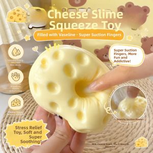 QAT | Cheese Scented 6cm Thin Slow Rebound Squishy Toy