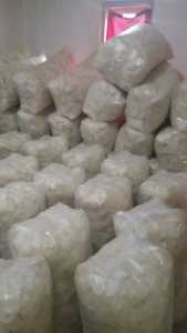 keripik kaca mentah10kg kering bening super tipis (COD)