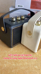 Loa Bluettoth M600 Không Dây Cao Cấp – Âm Thanh Sống Động – Kết Nối Ổn Định – Nghe Nhạc Xem Phim Cực Đã – Bảo Hành 1 Đổi 1