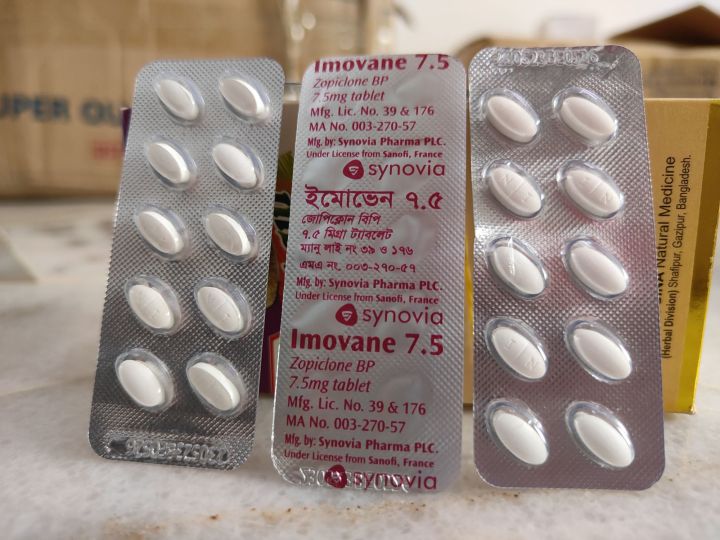 Ready Stock Imovane 75 Mg 1 Papan 10 Tablets 5 Papan 50 Tablets 10