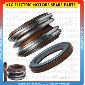Mechanical seal 42mm 61x9 sic sic viton mg1 for water pump