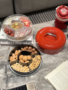 ชามเก็บของพลาสติกปิดฝาป้องกันความชื้นสำหรับใช้ในบ้าน ชามเก็บของแบบเปิดในห้องนั่งเล่น ชามเก็บของแบบเปิดสำหรับโต๊ะกาแฟ