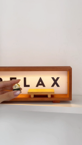 Hộp đèn led trang trí thư giãn ánh sáng dịu nhẹ