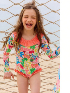 PPTOWN | Quick Dry Sun Protection Kids One-piece Swimsuit