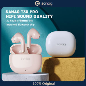 sanag T30 （Stock in Philippines）earphones high quality sound Wireless Earbuds original bluetooth earbuds half in ear True wireless Bluetooth earphone