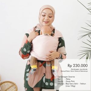 gendongan Stretchy wrap "Swarna" Nana babycarrier