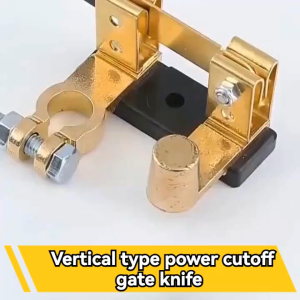 12v Car Battery Disconnect Switch Quick Cut-off 12V/24V Battery Terminal clamp  Wire Cable Clamp Copper Electric Battery Connector Power Cut Off Kill Switches Leak-proof Disconnect Switch Protector Anti-leakage Switch Truck Auto Vehicle Parts