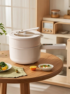 2L Multifunction Electric Smart Cooking Pot Multi Cooker with Steamer Rice Cooker Non-Stick