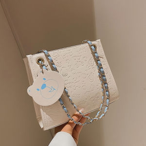 Trendy Chain Crossbody Bag Large Capacity Single Shoulder Tote Bag Fashionable Design Quality Texture 2021 New Style Handbag