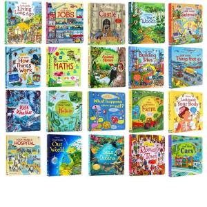 หนังสือ Usborne Look Inside Lift-The-Flap English Children Activity Book สำหรับการฟื้นฟูและเรียนภาษาอังกฤษสำหรับเด็ก - หนังสือภาษาอังกฤษ หนังสือป๊อปอัพ สามมิติ หนังสือเด็ก สำหรับเด็ก ผู้ชายเดิมปฏิรูปและเรียนรู้ภาษาอังกฤษ