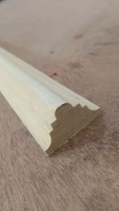 Lis Profil Kayu Ukuran 4 CM Harga Per Meter Wall Moulding Wainscoting Dekorasi Rumah