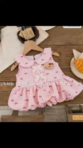 Váy thiết kế tone pastel 4 màu nhẹ nhàng siêu đẹp form xòe xinh xắn cho bé mặc cực yêu từ 5-14kg