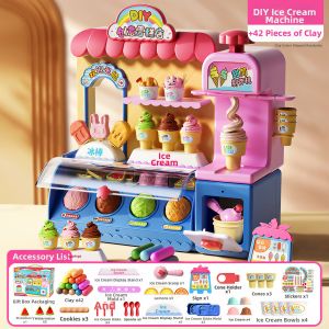 XIDIQI | Educational Gift Toy Ice Cream Cart for Girls 3-6 Years Old