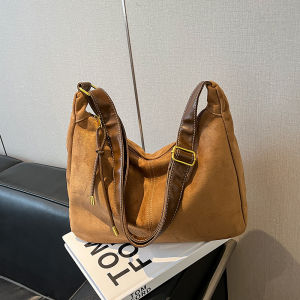TANGKOU | Vintage Suede Female Bag Crossbody Tote Multi-purpose Commute