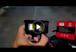 Lampu Tembak Laser LED CR7 D3 SQL 2 Mata Putih Kuning 2 warna 1023