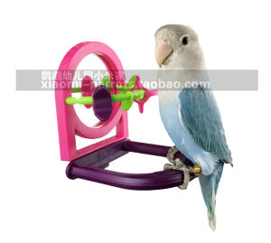 Penn-Plax Tiger Skin Peony Xuanfeng Xiaotaihe Yangshang Parrot Bird Cage Stand Mirror Nibbling Educational Toys