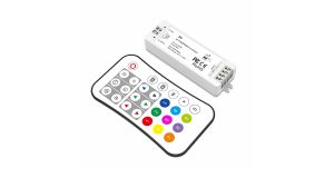 2.4G RF SPI Led Controller DC5-24V RGB/RGBW WS2811 2812 2814 SK6812 LED Strip Addressable Dynamic RF Remote LED Controller KIT