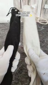 Sedotan Stainless Steel Sedotan Anti Karat 1 Set + Pouch