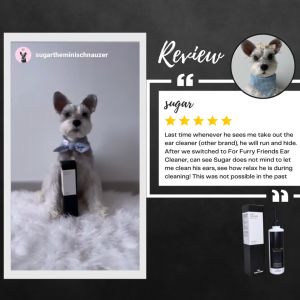 [For Furry Friends]  Ear Cleaner (60ml/250ml) - For Puppies & Kittens | Great For Cleaning & Soothing Red Inflamed Ears & Removing Ear Dirt Bad Odour Effectively