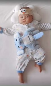 Hibaby มือตบกล่อมเด็กนอน ช่วยเด็กในการนอนหลับ ของเล่นเด็ก มีแบตในตัว มือตบตูดเด็กอัตโนมัติ หมอนด้านถั่วแดง