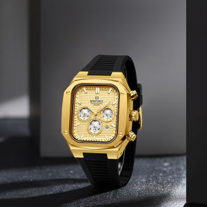 NAVIFORCE Watch Men Square Watch Fashion Casual Waterproof Original 2024 Quartz Stopwatch Gold Man Watches