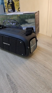 ลำโพงบลูทูธ รุ่น HOPESTAR A20 กำลังขับ55W ฟรีไมค์ลอย1ตัว เสียงเบสแน่น มีสายสะพายแถมให้ รองรับAUX TF USB สามารถเชื่อมต่อได้2ตัว