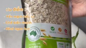 Combo 11 Túi Yến Mạch Hữu Cơ Xuân An [ko đường] Túi 400G(Tặng Kèm 11 Túi Yến Mạch 150G)