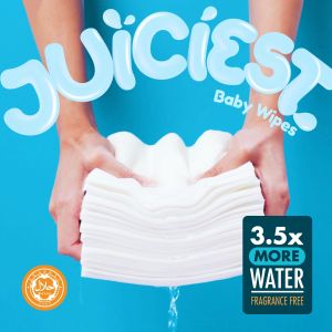 [Upgraded Formula] Hoppi Premium 99% Baby Water Wipes (20 Wipes x 5 Packs)