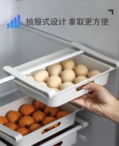 Plusone - Kotak Penyimpanan 12 Lubang - Telur Sayuran Buah  Besar Kulkas Dapur Storage Rak Multifungsi - 1321