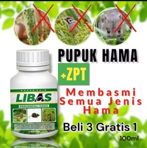 TERLARIS (BELI 3 GRATIS 1) PUPUK LIBAS Pembasmi Hama dan Gulma Tanaman KUALITAS TERBAIK