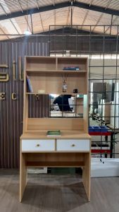 Bàn Học Sinh Làm Việc Tại Nhà Kết Hợp Kệ Sách Nhiều Ngăn SIB Decor (Không Gồm Ghế) BLV10