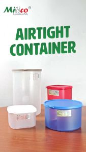Mitico Premium Airtight Round Container Freezer Plastic Storage Food /  Fruit / Snack / Vege / Bekas Makanan / Bekas Peti Sejuk Simpanan Makanan
