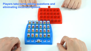 Character Guessing Board Game Logical/Guess Who Educational Toy Reasoning/Parent-Child Interactive Family Fun Kit