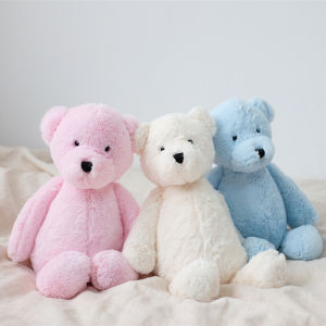 26/40cm Soft Fluffy Bear Doll Birthday Gifts For Kids Baby Lovely Bears Appease Toy Cute Plush Stuffed Animal Sleeping Toys Wedding Party Decor