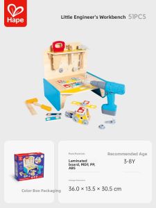 Hape | Simulated Tool Construction Set for Boys and Girls 3+