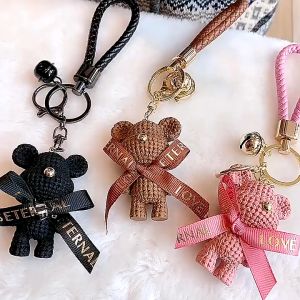 Gantungan Kunci Bear Kaws Love is Eternal Lucu gantungan kunci tas mobil motor rumah gantungan kunci beruang