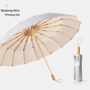 Manual Sunshade Umbrella UV Protection Colorful Gel High Aesthetic Value Rain And Sun Dual Use Sunscreen UPF50+ Three Fold Umbrella