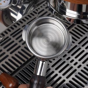 IKAPE Precision High-Extraction Espresso Basket Stainless Steel Basket for Use with Bottomless Basket Holders