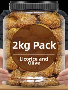 Salty and Sweet Dried Olives Leisure Snack Fruit Preserves 500g